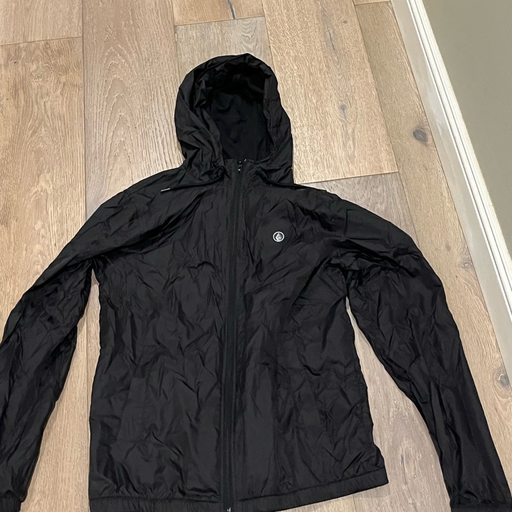Volcom Black Windbreaker